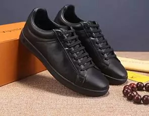 louis vuitton fr chaussures low top cool leather black